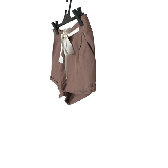 ARITZIA Wilfred Allegra Short Linen Blend Tie -Waist Shorts Size 00 - Picture 4 of 7